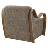 Maestro Lattice Boucle Accent Armchair in Earth
