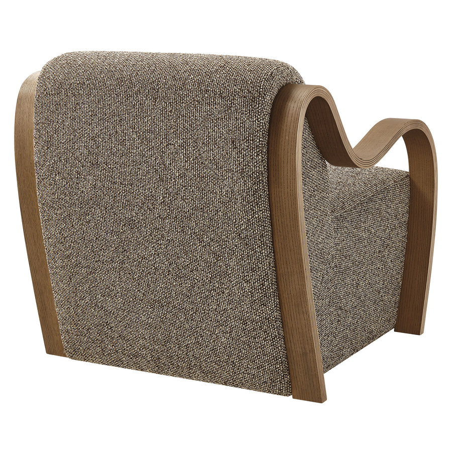Maestro Lattice Boucle Accent Armchair in Earth