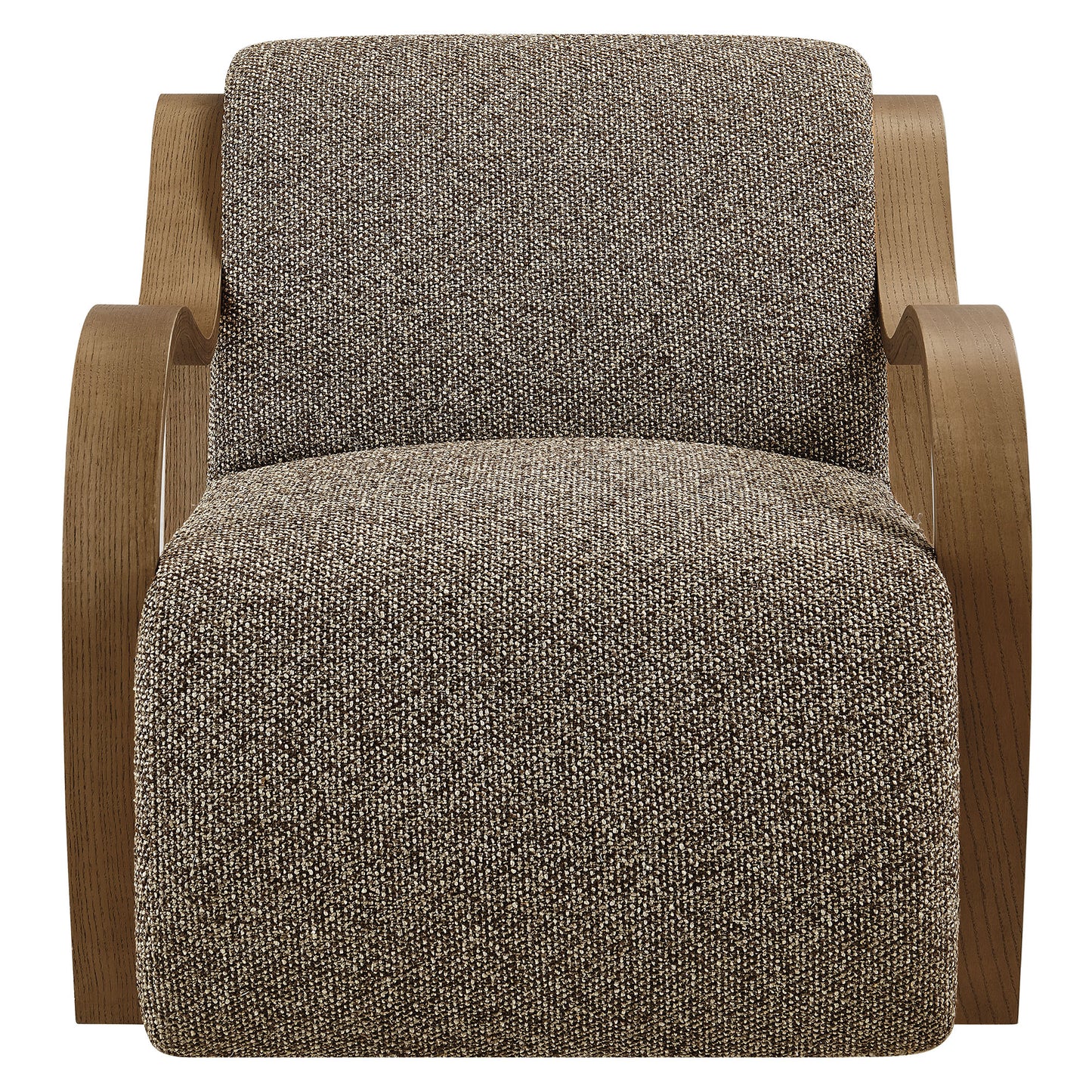 Maestro Lattice Boucle Accent Armchair in Earth