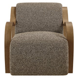 Maestro Lattice Boucle Accent Armchair in Earth