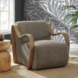 Maestro Lattice Boucle Accent Armchair in Earth
