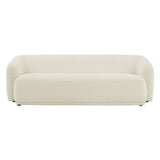 Myrrh 88 Inch Boucle Fabric Sofa in Cream