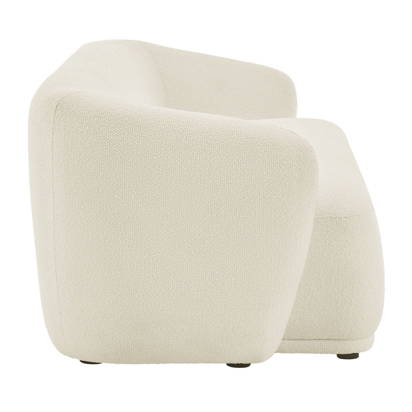 Monica 88 Inch Boucle Fabric Sofa by Furniture for America