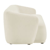 Myrrh 88 Inch Boucle Fabric Sofa in Cream