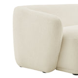 Myrrh 88 Inch Boucle Fabric Sofa in Cream