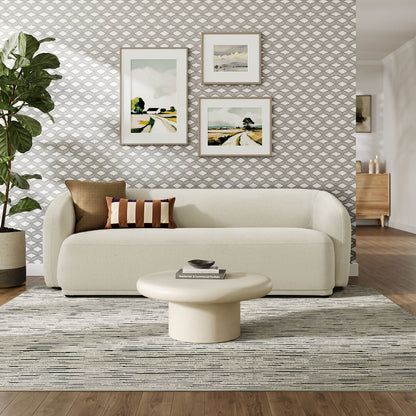Monica 88 Inch Boucle Fabric Sofa by Furniture for America