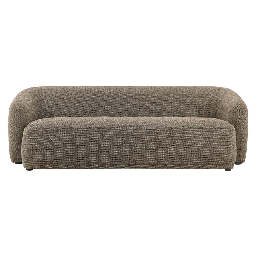 Myrrh 88 Inch Boucle Fabric Sofa in Earth