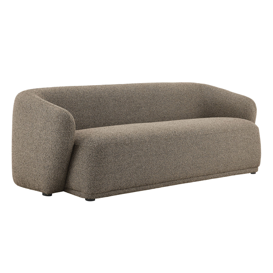 Myrrh 88 Inch Boucle Fabric Sofa in Earth