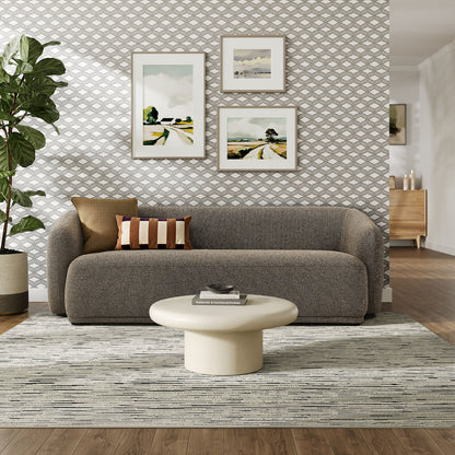 Monica 88 Inch Boucle Fabric Sofa by Furniture for America