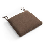 Lennox Fabric Dining Chair Seat Cushion in Cocoa