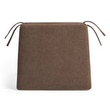 Lennox Fabric Dining Chair Seat Cushion in Cocoa