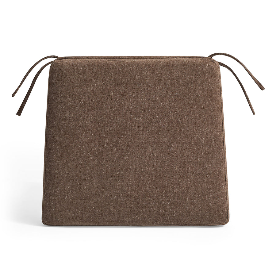 Lennox Fabric Dining Chair Seat Cushion in Cocoa