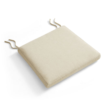 Jax Fabric Dining Chair Seat Cushion in Linen