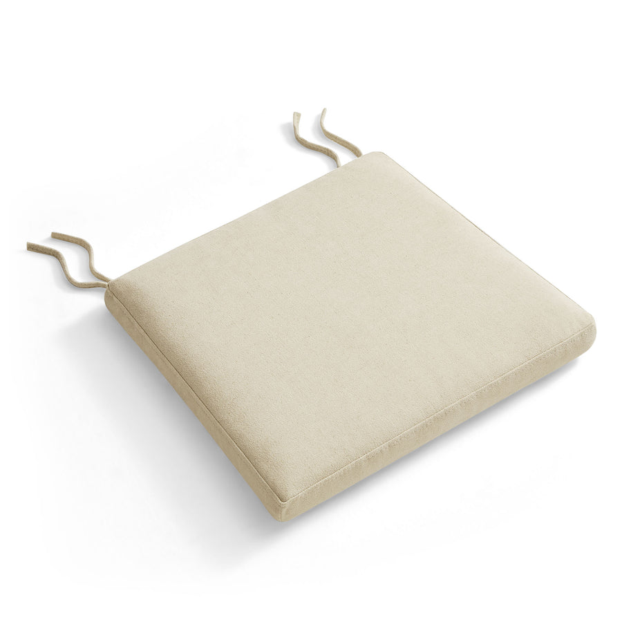 Lennox Fabric Dining Chair Seat Cushion in Linen