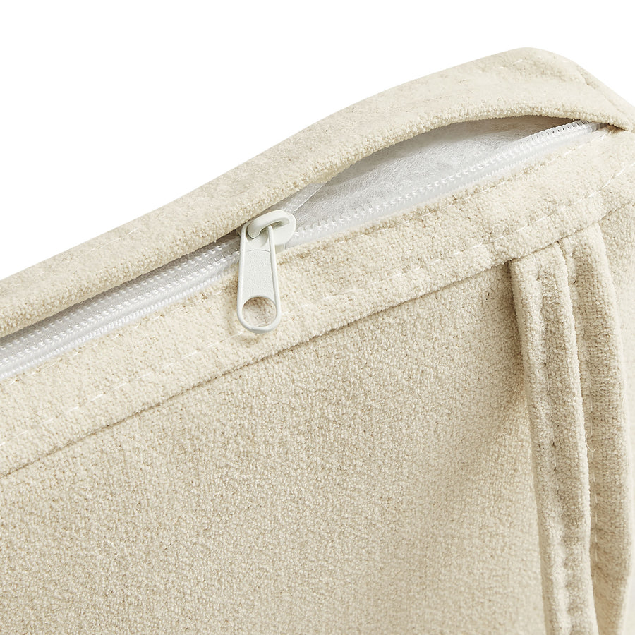 Lennox Fabric Dining Chair Seat Cushion in Linen