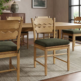 Lennox Fabric Dining Chair Seat Cushion in Sage