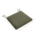 Lennox Fabric Dining Chair Seat Cushion in Sage