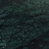 Ember 72 Inch Marble Dining Table in Walnut Green Marble