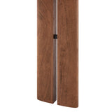 Ember 46 Inch Marble Console Table in Walnut Green Marble