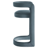 Sepia Performance Velvet Bar Stool Set of 2 in Cadet Blue
