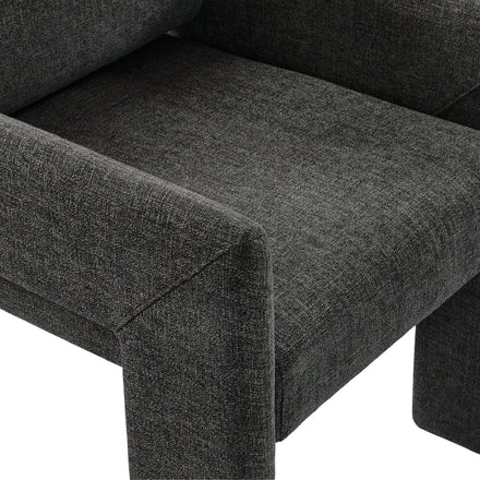 Daven Fabric Upholstered Dining Chair in Charcoal