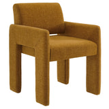 Myrtle Fabric Upholstered Dining Chair in Copper