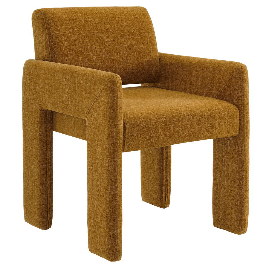 Myrtle Fabric Upholstered Dining Chair in Copper