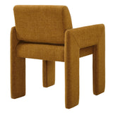 Myrtle Fabric Upholstered Dining Chair in Copper