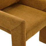 Myrtle Fabric Upholstered Dining Chair in Copper