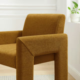 Myrtle Fabric Upholstered Dining Chair in Copper