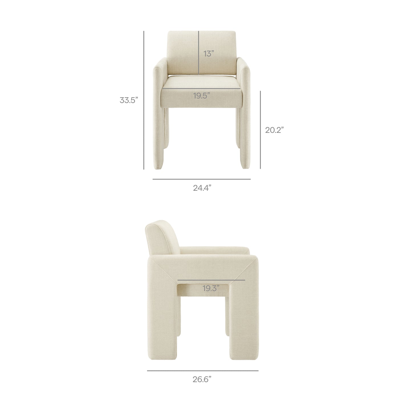 Daven Fabric Upholstered Dining Chair by Furniture for America