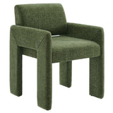 Myrtle Fabric Upholstered Dining Chair in Foliage
