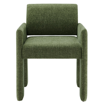 Daven Fabric Upholstered Dining Chair in Foliage