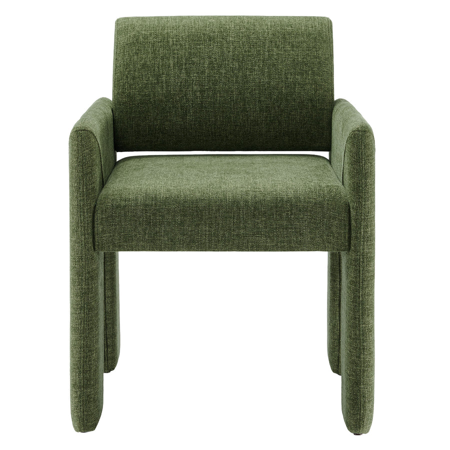 Myrtle Fabric Upholstered Dining Chair in Foliage