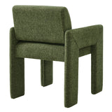 Myrtle Fabric Upholstered Dining Chair in Foliage