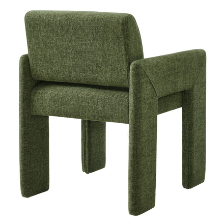 Daven Fabric Upholstered Dining Chair in Foliage