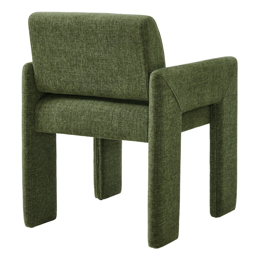 Myrtle Fabric Upholstered Dining Chair in Foliage