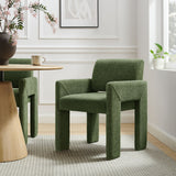 Myrtle Fabric Upholstered Dining Chair in Foliage