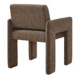 Myrtle Fabric Upholstered Dining Chair in Mocha
