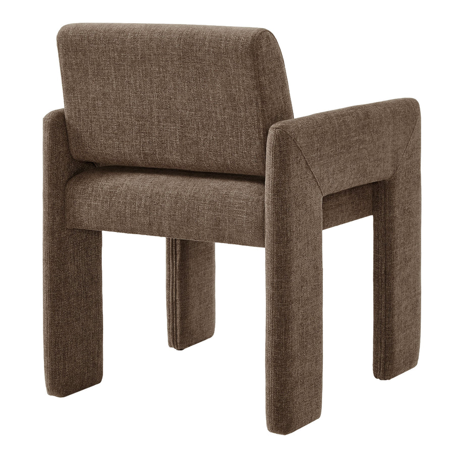 Myrtle Fabric Upholstered Dining Chair in Mocha
