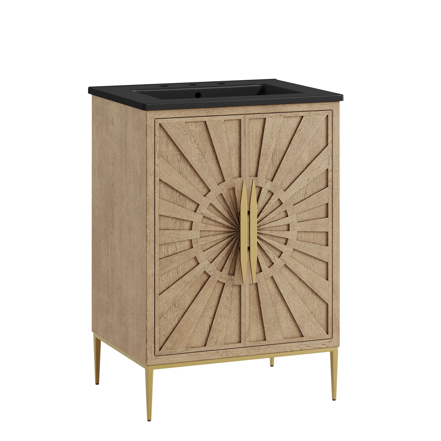 Briar 24" Bathroom Vanity in Oak Black