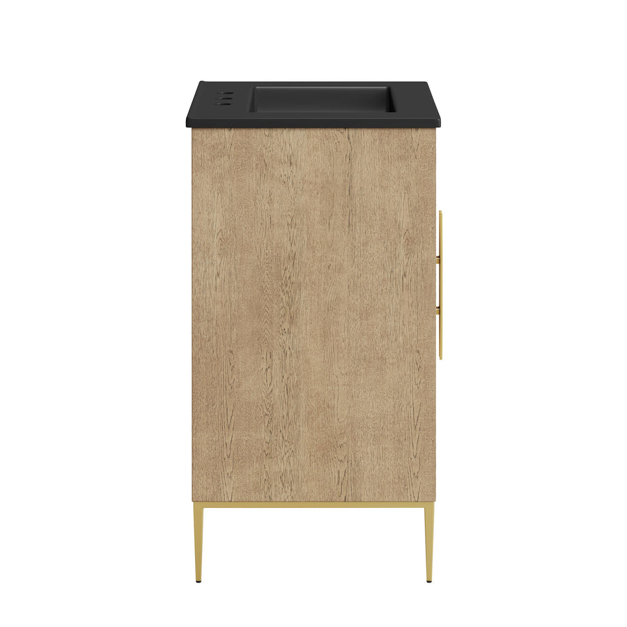 Briar 24" Bathroom Vanity in Oak Black