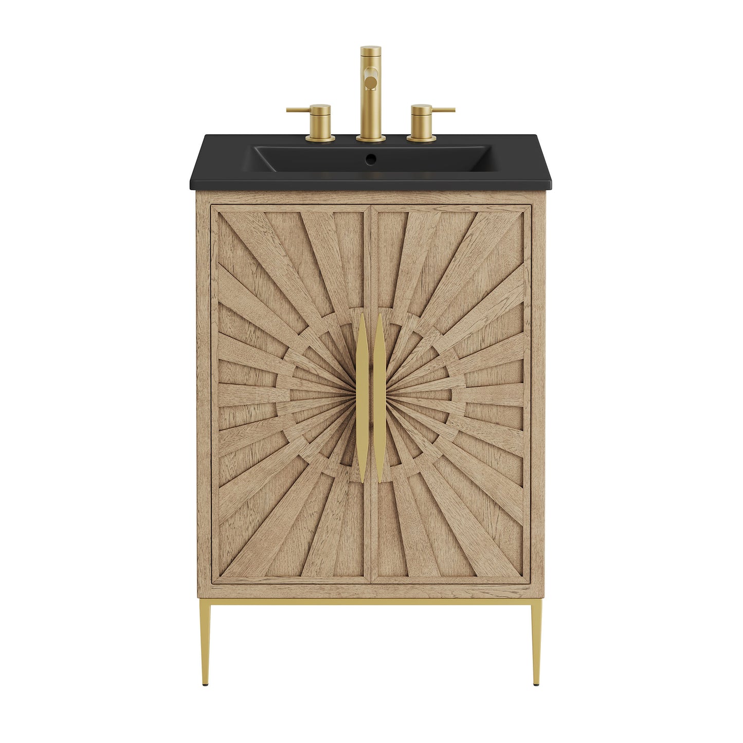 Briar 24" Bathroom Vanity in Oak Black