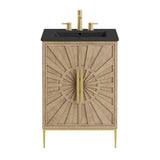 Briar 24" Bathroom Vanity in Oak Black