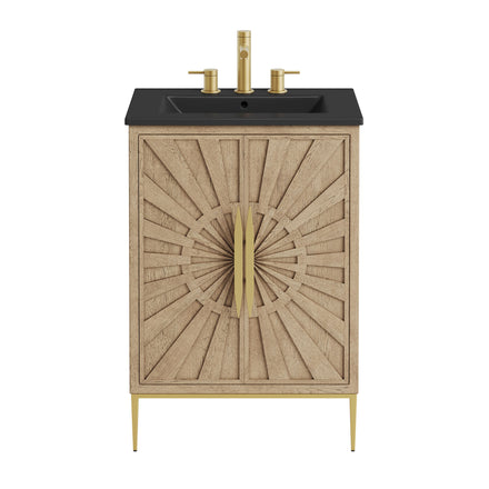 Awaken 24" Bathroom Vanity in Oak Black
