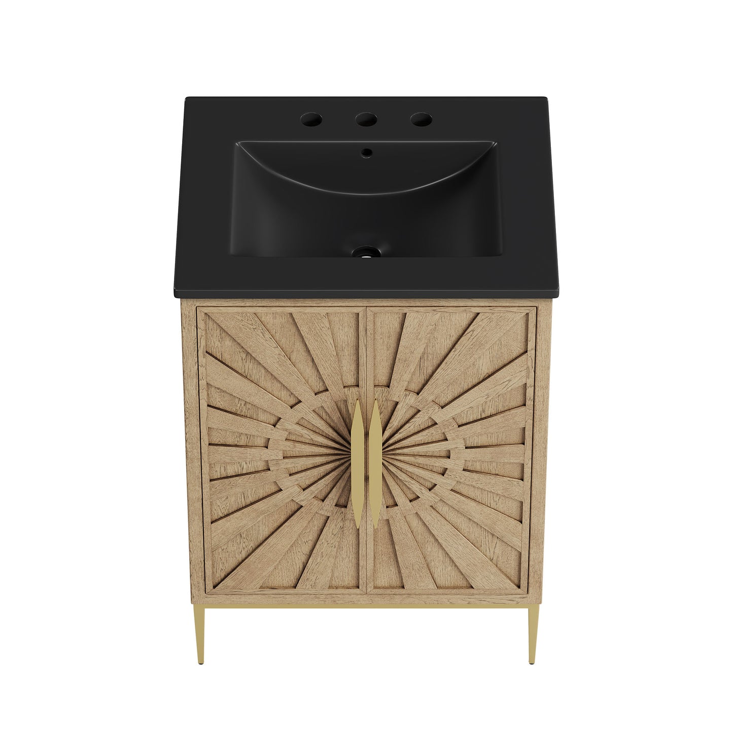Briar 24" Bathroom Vanity in Oak Black