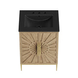 Briar 24" Bathroom Vanity in Oak Black