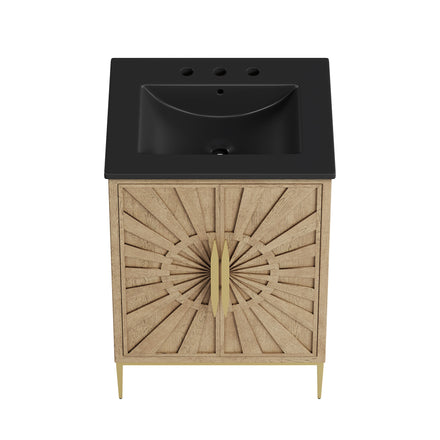 Awaken 24" Bathroom Vanity in Oak Black