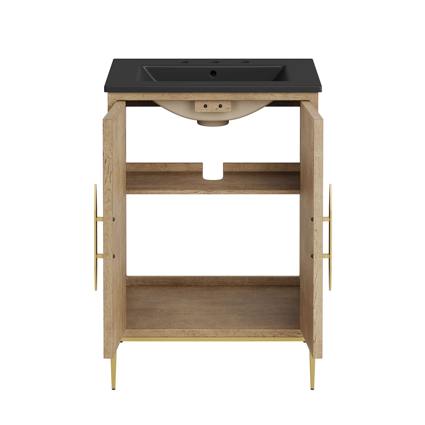Briar 24" Bathroom Vanity in Oak Black