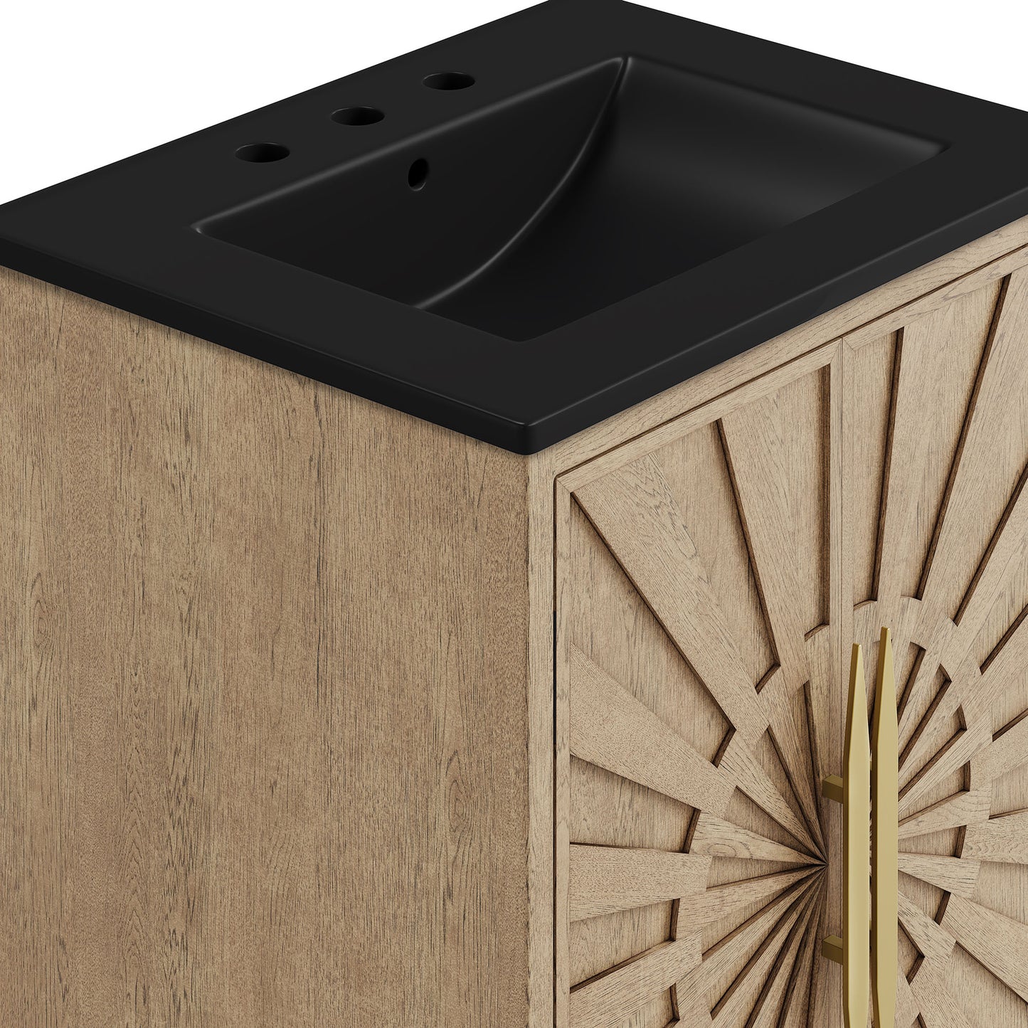 Briar 24" Bathroom Vanity in Oak Black